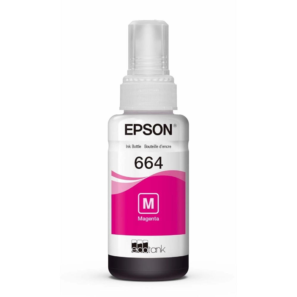 Epson 664 Magenta Genuine Inkjet Ink Bottle 70ml view 2